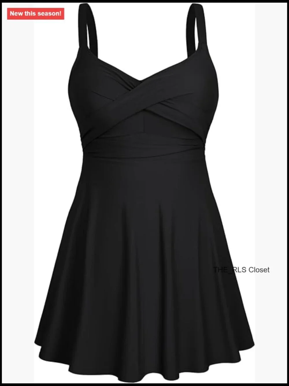 Plus Size Tummy Control V Neck Tankini with Boyshorts